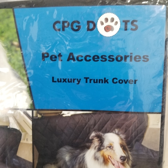 Luxury Trunk Cover Pet Accessories Black 80"Lx51"W Pet Blanket - Picture 4 of 5